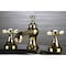 Kingston Brass KC7062BEX 8" Widespread Bathroom Faucet, Polished Brass KC7062BEX - alternate 3